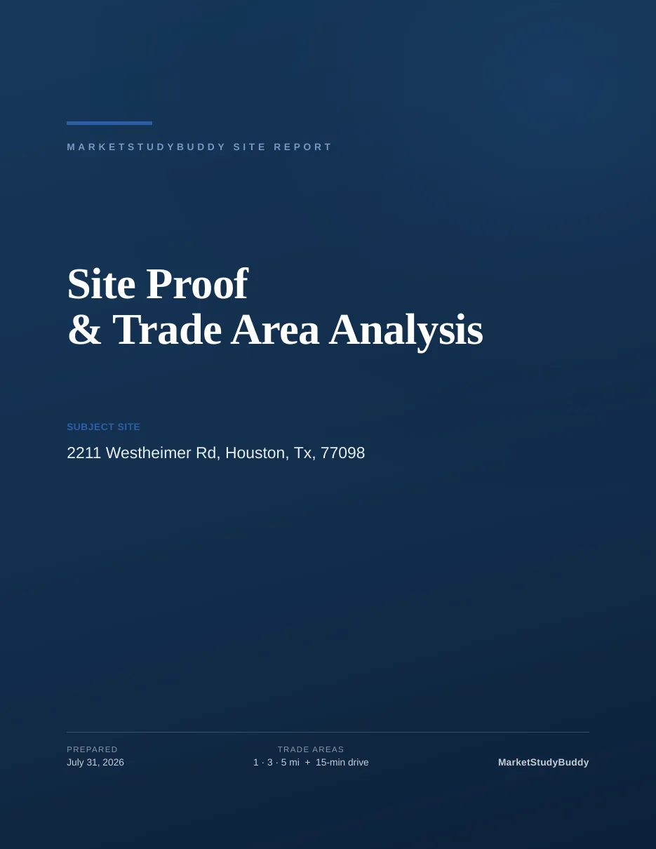 Sample market study page 1 of 14