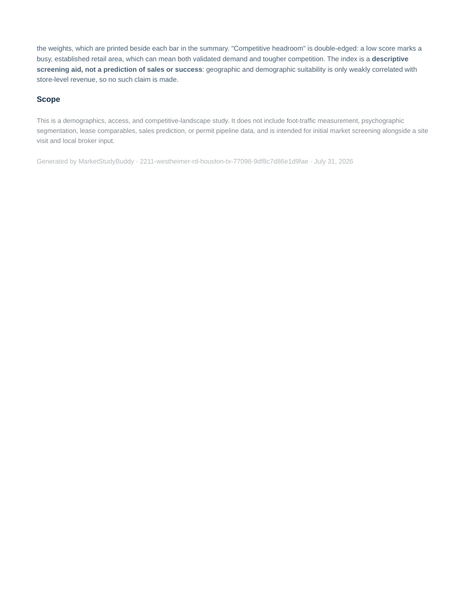 Sample market study page 14 of 14